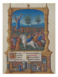 Les Très Riches Heures du duc de Berry reproduction procédé giclée