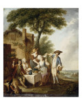 La Jolie colombe Lámina giclée por François Louis Joseph Watteau La Jolie colombe Lámina giclée por François Louis Joseph Watteau