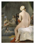 La petite baigneuse - Intérieur de harem reproduction procédé giclée par Jean-Auguste-Dominique Ingres