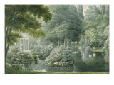 Le Temple de l'Amour Reproduction procédé giclée par Auguste Garneray