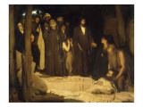 La résurrection de Lazare reproduction procédé giclée par Henry Ossawa Tanner
