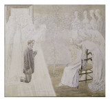 Le Rêve :Vision ou les amoureux reproduction procédé giclée par Carlos Schwabe
