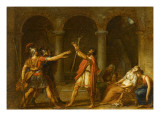 Le Serment des Horaces Lámina giclée por Jacques-Louis David Le Serment des Horaces Lámina giclée por Jacques-Louis David