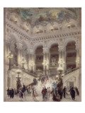 L'escalier de l'Opéra Lámina giclée por Louis Beroud L'escalier de l'Opéra Lámina giclée por Louis Beroud