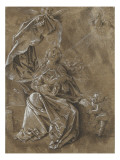 La Vierge et l'enfant Jésus Giclee-trykk av Hans Baldung Grien