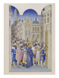 Les Très Riches Heures du duc de Berry reproduction procédé giclée