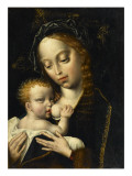 La Vierge et l'Enfant Giclée-Druck von Cleve Van