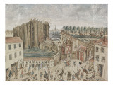 La prise de la Bastille reproduction procédé giclée par Claude Cholat