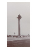 Venise, colonne du Lion de saint Marc sur la Piazzetta reproduction procédé giclée