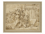 Thésée découvrant ses origines reproduction procédé giclée par Antonio Domenico Gabbiani