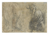 Deux études d'hommes penchés en avant Lámina giclée por Federico Barocci