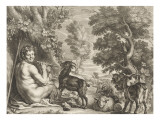 Le jeune Pan jouant de la flûte reproduction procédé giclée par Jacob Jordaens
