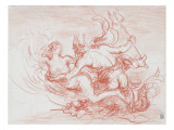 Triton et néréide Gicleetryck av Louis Anquetin Triton et néréide Gicleetryck av Louis Anquetin