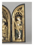 Triptyque de la Trinité, provenant de la clôture d'Augerolles. reproduction procédé giclée