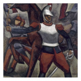 Cuirassier reproduction procédé giclée par Roger de La Fresnaye
