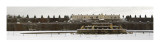 Vue du parterre et du bassin de Latone en direction du Grand Canal, par temps de neige Giclee Print