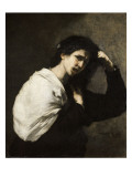 Femme désespérée reproduction procédé giclée par Jusepe de Ribera