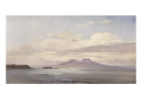 Le Vésuve et le golfe de Naples vus de la mer Giclee Print by Pierre Henri de Valenciennes