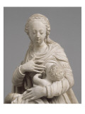 Vierge assise allaitant l'Enfant reproduction procédé giclée
