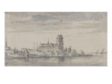 Vue de Dordrecht Giclée-Druck von Jan Van Goyen