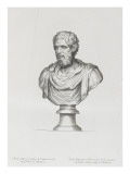 Tableau du Cabinet du Roi, statues et bustes antiques des Maisons Royales Tome II : planche 4 reproduction procédé giclée par Etienne Baudet