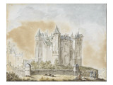 Vue du château de Pau Giclée-Druck von Melle Vergès