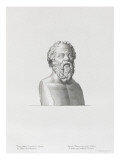 Tableau du Cabinet du Roi, statues et bustes antiques des Maisons Royales Tome II : planche 33 Lámina giclée por Etienne Baudet