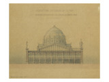 Projet pour l'Exposition universelle de 1889 : façade latérale du palais des Beaux-Arts Giclee Print by Jean-Camille Formigé