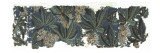 Papier peint : fleurs et feuilles de châtaignier sur fond bleu Lámina giclée Papier peint : fleurs et feuilles de châtaignier sur fond bleu Lámina giclée