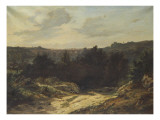 Vue prise aux environs des aqueducs de Buc Giclee Print by EugÃ¨ne Viollet-le-Duc