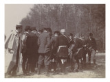 Villers-Cotterêts,  chasse à courre Lámina giclée