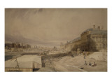 Vue du Louvre et du Pont des Arts Giclee-trykk av Thomas Shotter Boys Vue du Louvre et du Pont des Arts Giclee-trykk av Thomas Shotter Boys