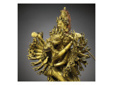 Vajrabhairava, aspect du gardien de la loi Yamantaka Giclée-tryk Vajrabhairava, aspect du gardien de la loi Yamantaka Giclée-tryk