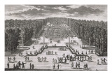 Diverses Vues de Chantilly : Les cascades de Chantilly Reproduction procédé giclée par Adam Perelle