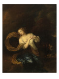 Vénus pleurant Adonis transformé en anémone Reproduction procédé giclée par Constantin Netscher