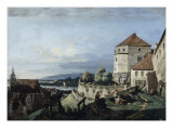 Vue de Pirna (Pologne) Lámina giclée por Bernardo Bellotto