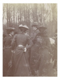 Villers-Cotterêts, femmes dans la forêt Lámina giclée
