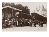 Course de bicyclette sur le Grand parterre Collection Raynaud-Sauvé Reproduction procédé giclée