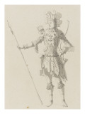Tome IV (1762DR à 1902DR) : Costumes de fêtes et de mascarades Théâtre de Louis XIV Giclee Print by Jean I Berain