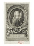 Voltaire (1694-1778) - Taking "The Henriade" in 1736 reproduction procédé giclée par Maurice Quentin de La Tour