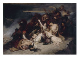 Les Femmes souliotes, voyant leurs maris défaits par les troupes d'Ali, pacha de Janina, décident Lámina giclée por Ary Scheffer Les Femmes souliotes, voyant leurs maris défaits par les troupes d'Ali, pacha de Janina, décident Lámina giclée por Ary Scheffer