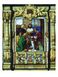 Vitrail de la Renaissance ou "des inventions, découvertes et travaux qui ont signalé l'époque de Giclee Print by Joseph Nicolas Robert-Fleury