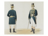 Piqueur d'Aumont des écuries impériales: vingt aquarelles représentant des  reproduction procédé giclée