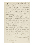 Volume III : Lettre-autographe , 06-juil-03 Giclee Print by Etienne Moreau-Nelaton