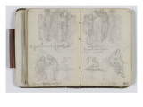 Carnet de croquis vers 1865-1870 : Trois études avec figures ; quatre études avec figures Lámina giclée por William Adolphe Bouguereau