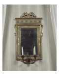 Miroir mural à deux bougeoirs Lámina giclée