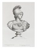 Tableau du Cabinet du Roi, statues et bustes antiques des Maisons Royales Tome II : planche 3 reproduction procédé giclée par Etienne Baudet