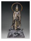 Uhô-Dôji, la déesse du soleil Amaterasu, en tant que manifestation du Bouddha suprême Lámina giclée Uhô-Dôji, la déesse du soleil Amaterasu, en tant que manifestation du Bouddha suprême Lámina giclée