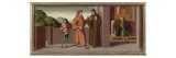 Scène de vie de saint Jean Gualbert. Saint Jean Gualbert prend l'habit monastique malgré la Giclee Print