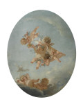 Salle du Conseil : Les Quatre saisons, le Printemps Plafond Giclee-trykk av François Boucher Salle du Conseil : Les Quatre saisons, le Printemps Plafond Giclee-trykk av François Boucher
